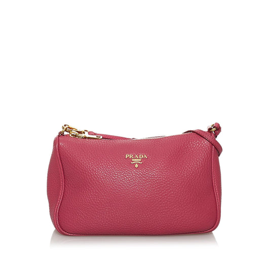 Prada Leather Baguette (SHG-30695)