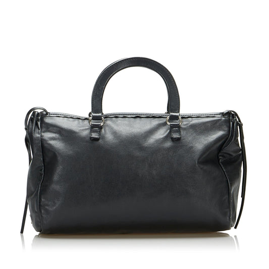 Prada Leather Boston Bag (SHG-TRKppp)
