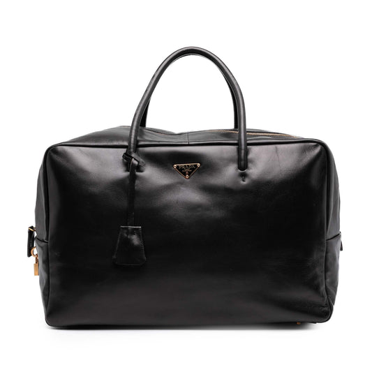 Prada Leather Boston Bag