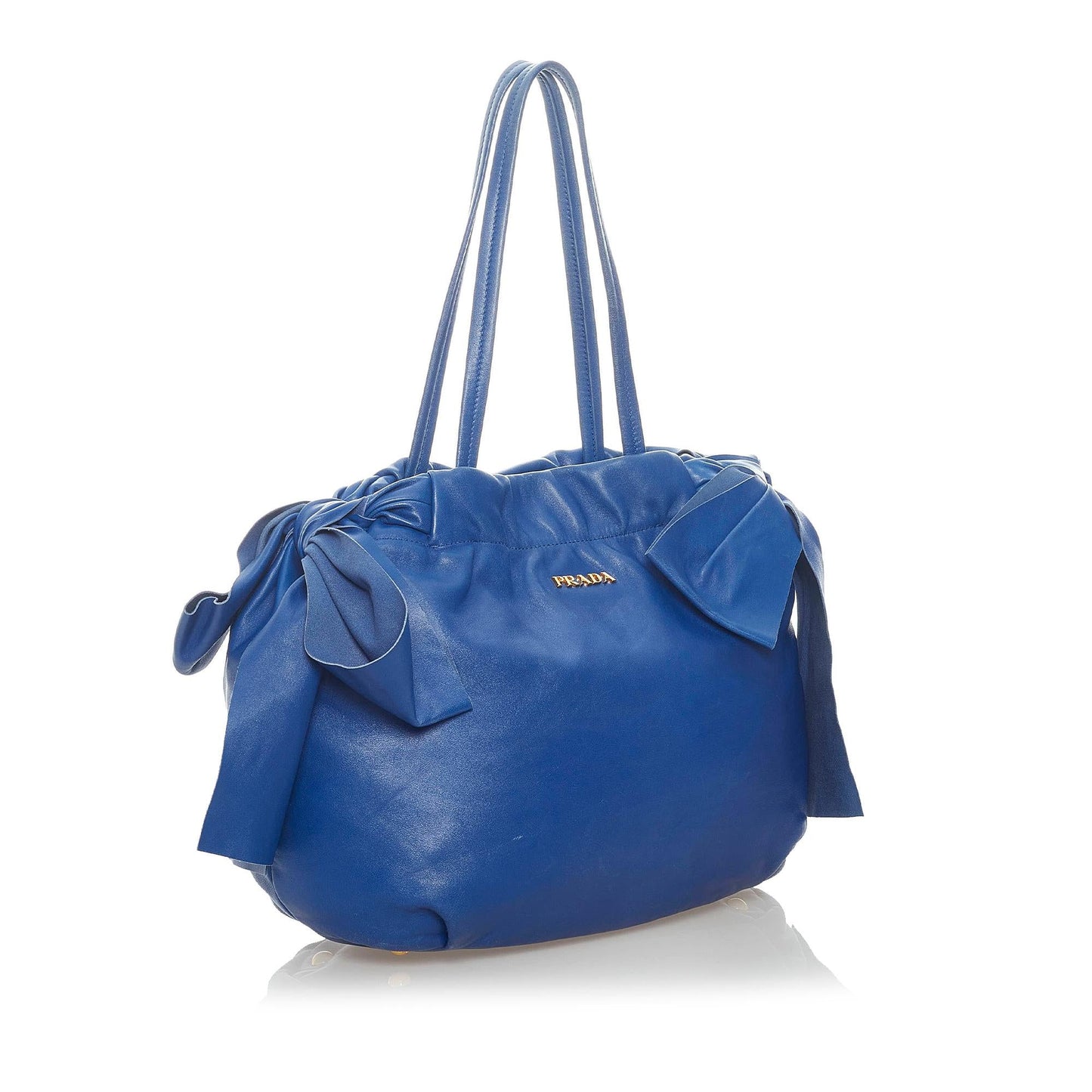 Prada Leather Bow Satchel (SHG-33163)