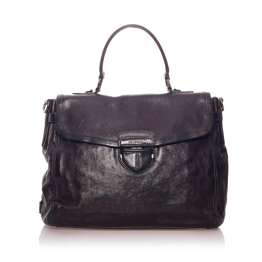 Prada Leather Business Bag (SHG-29241)