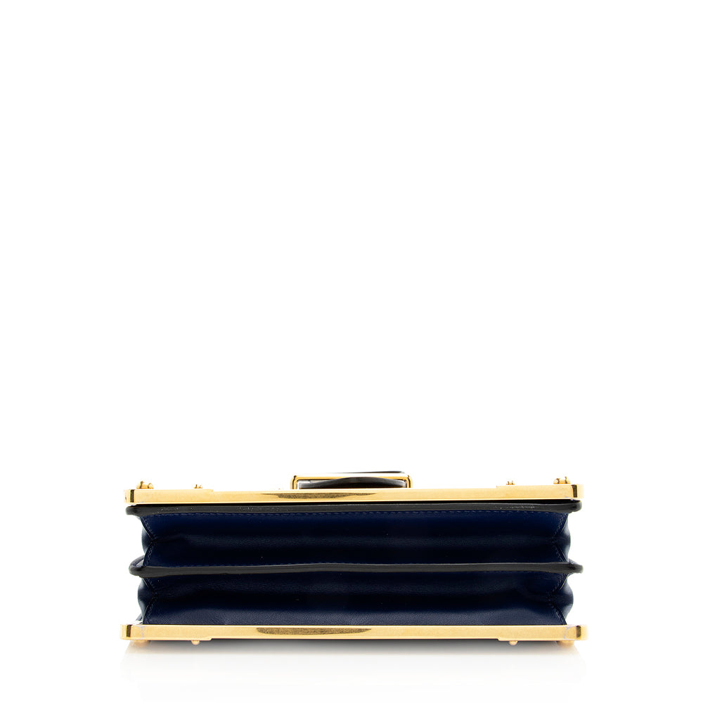 Prada Leather Cahier Shoulder Bag (SHF-19420)