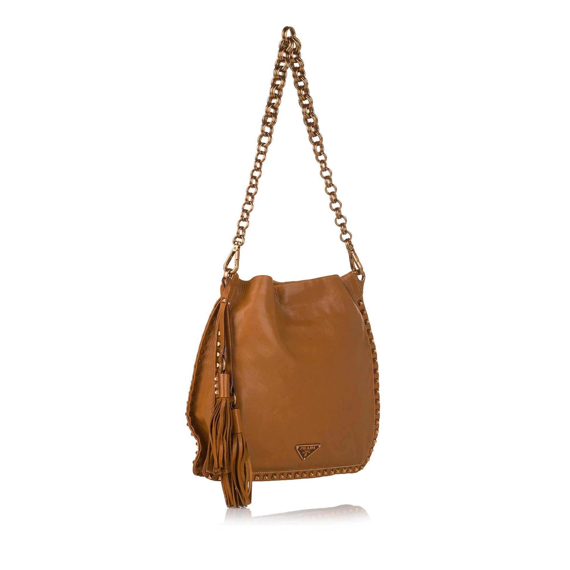 Prada Leather Chain Shoulder Bag (SHG-32011)