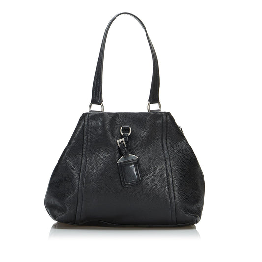 Prada Leather Handbag Bag (SHG-5s23zn)