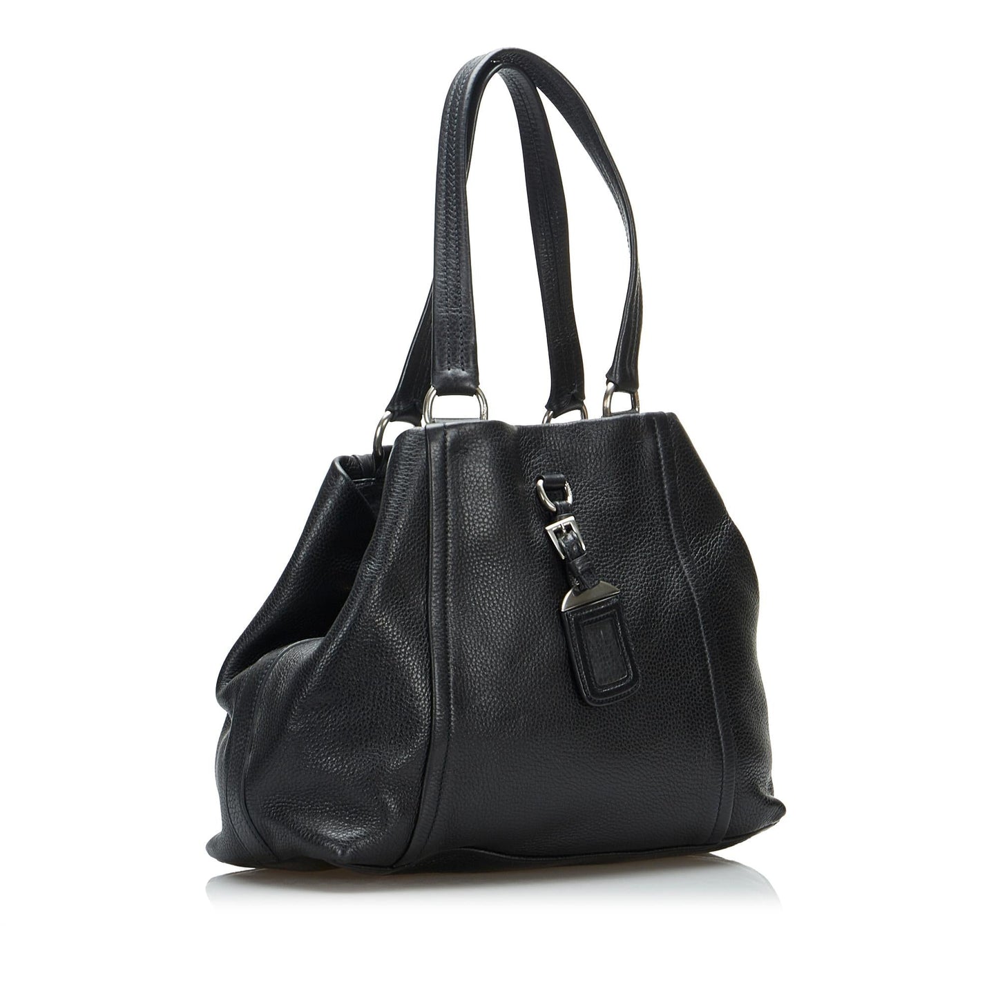Prada Leather Handbag Bag (SHG-5s23zn)