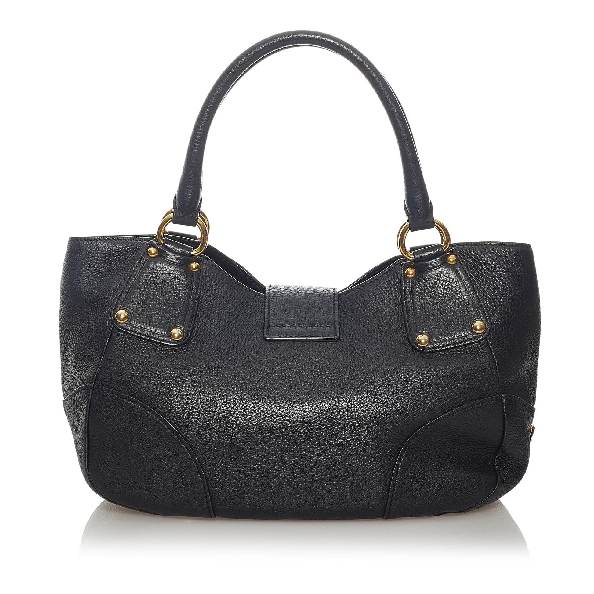 Prada Leather Handbag (SHG-29091)