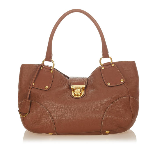 Prada Leather Handbag (SHG-31811)