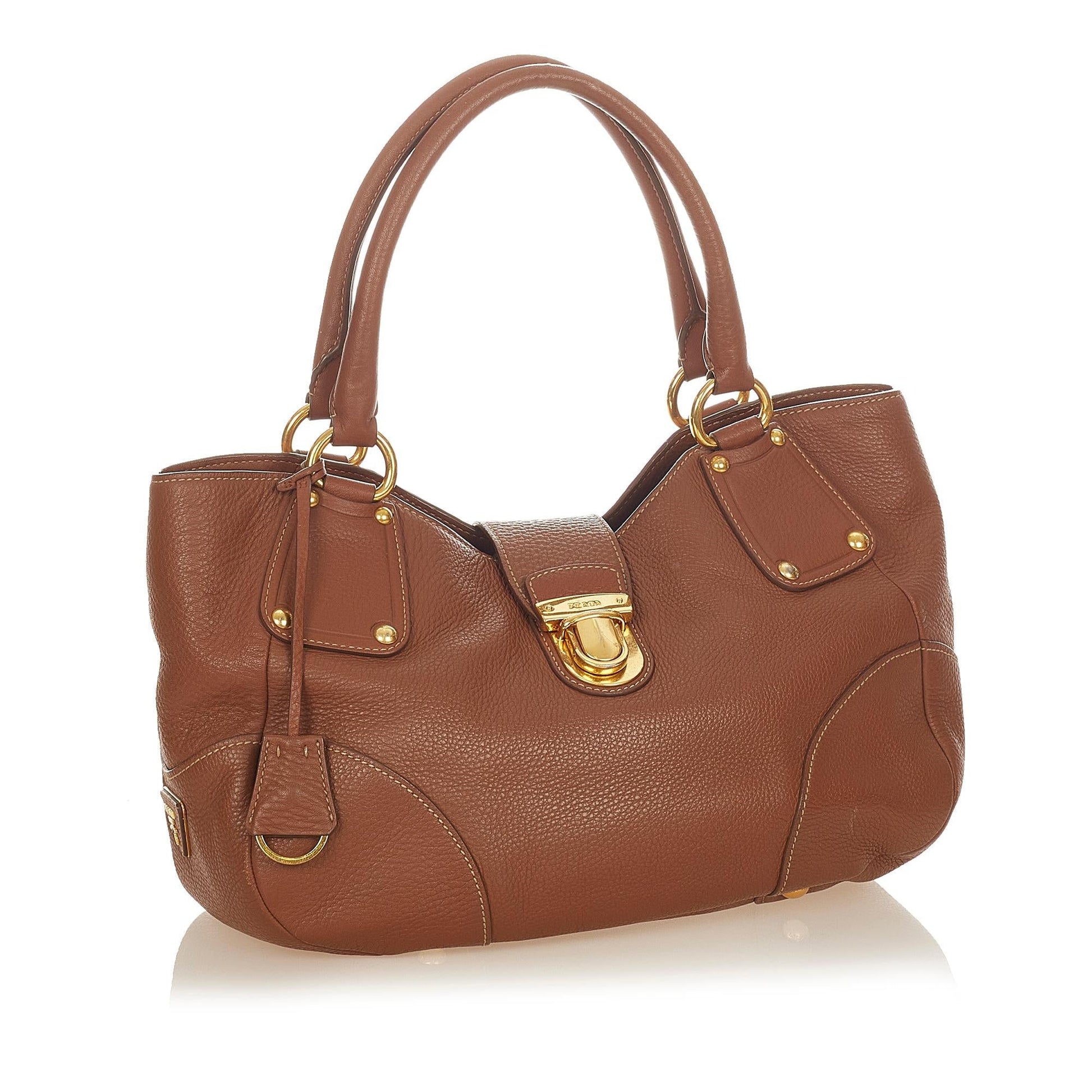 Prada Leather Handbag (SHG-31811)