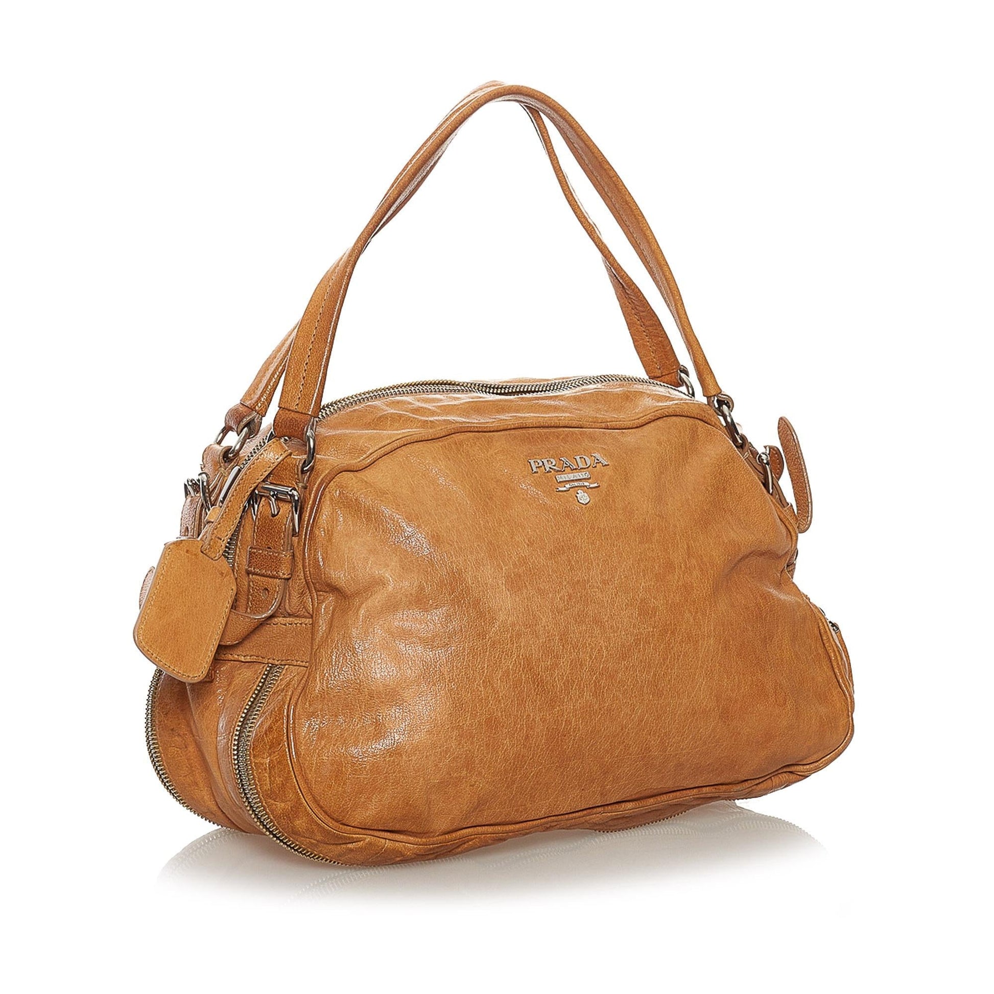 Prada Leather Handbag (SHG-34110)