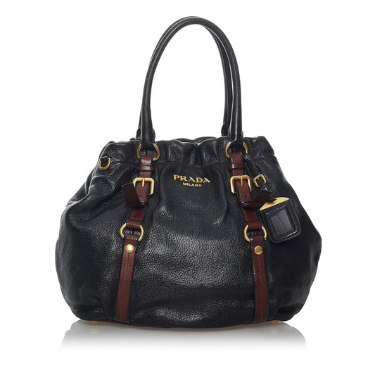 Prada Leather Satchel (SHG-29446)