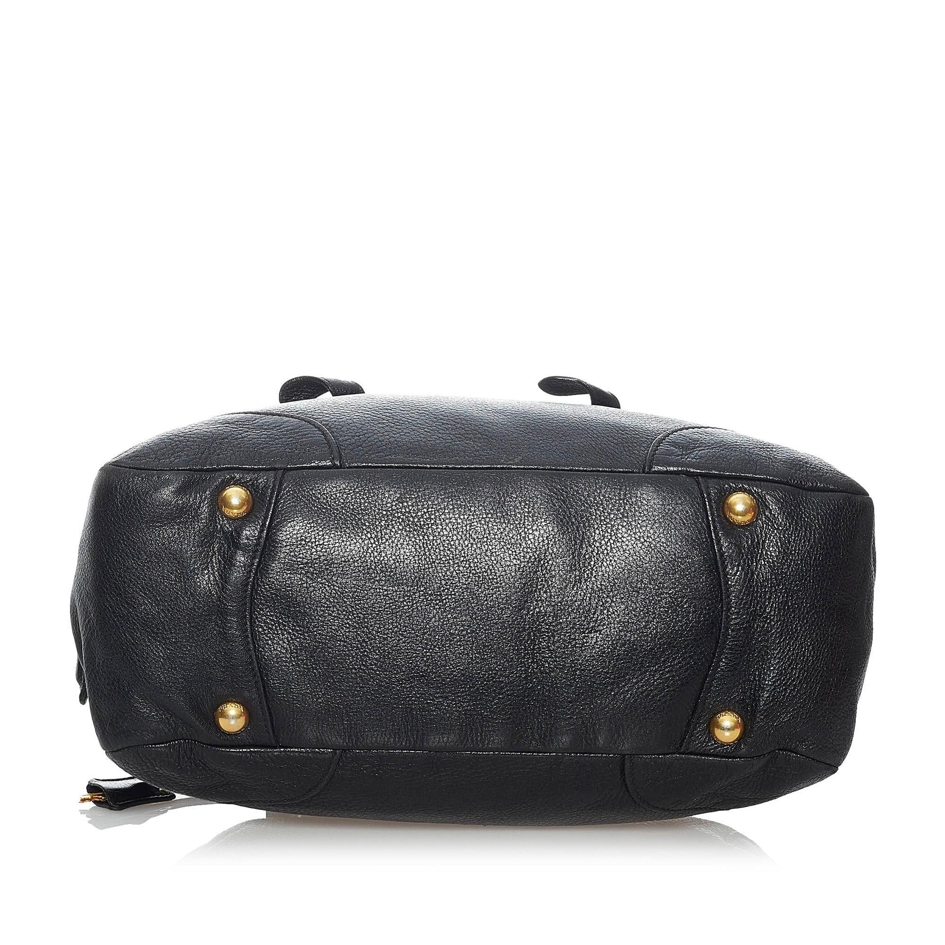 Prada Leather Satchel (SHG-29730)