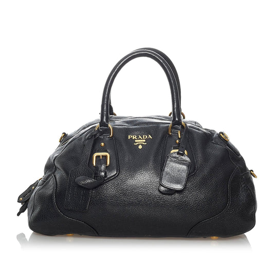 Prada Leather Satchel (SHG-29730)