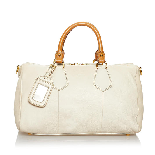 Prada Leather Satchel (SHG-30734)
