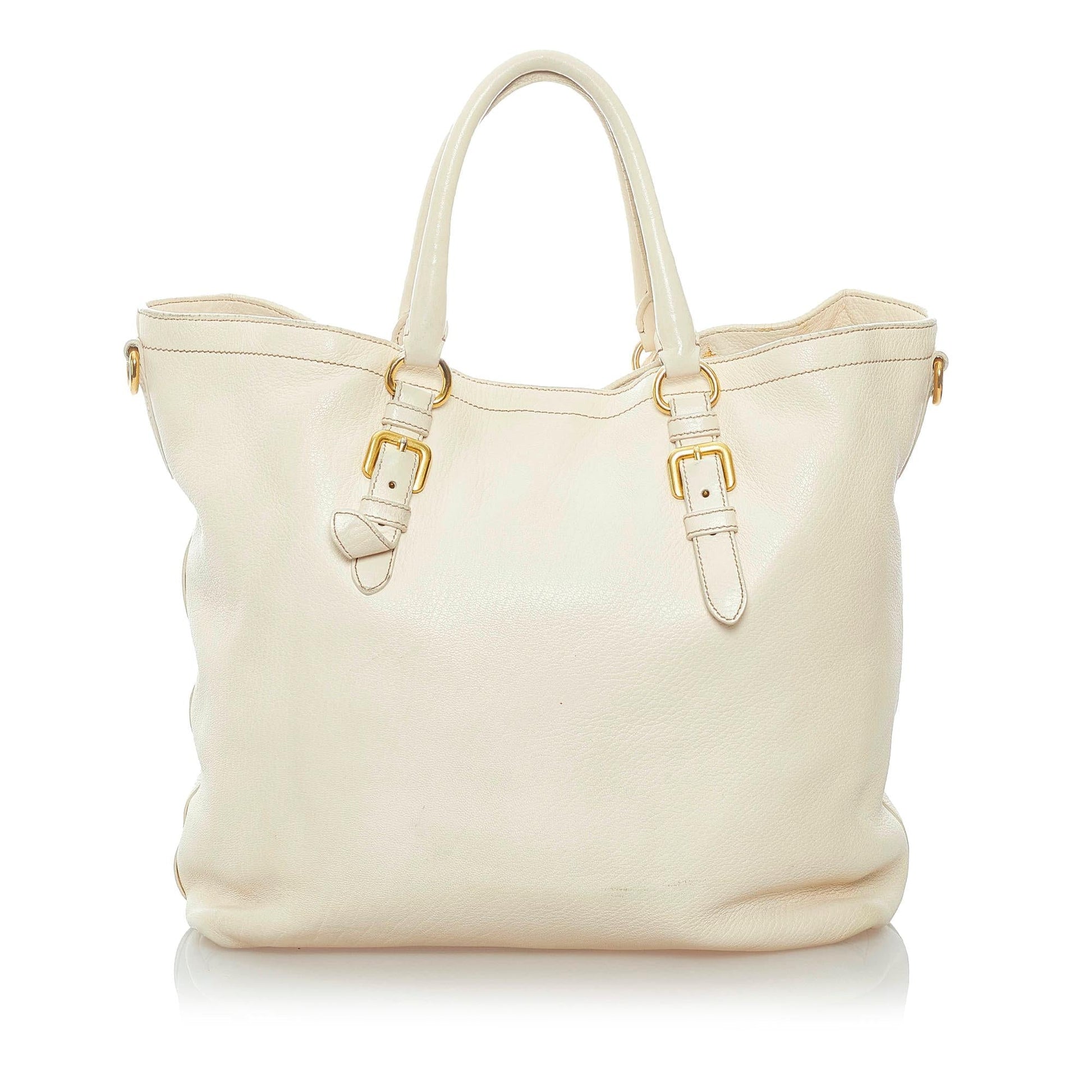 Prada Leather Satchel (SHG-34165)