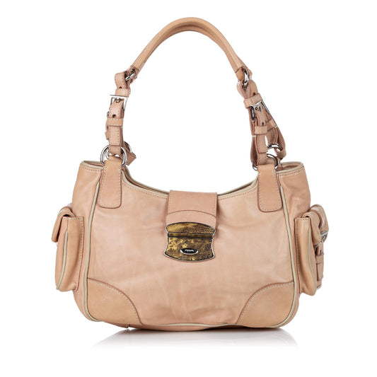 Prada Leather Shoulder Bag (SHG-29441)