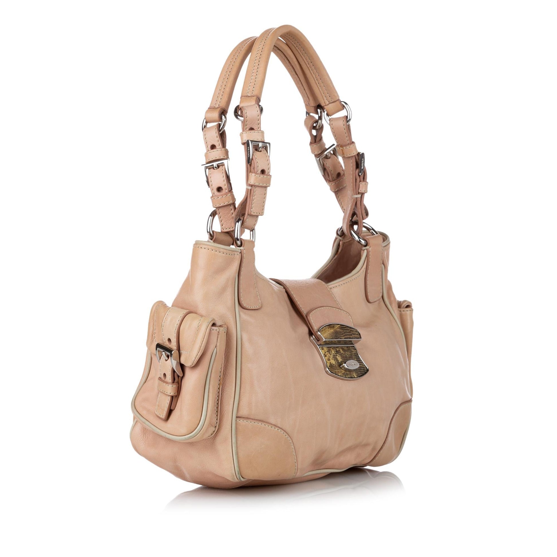 Prada Leather Shoulder Bag (SHG-29441)