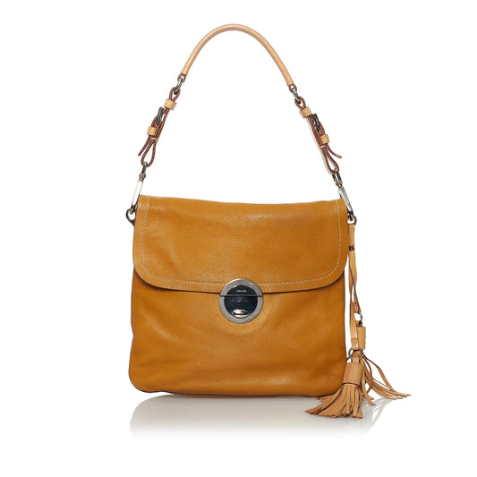 Prada Leather Shoulder Bag (SHG-29814)