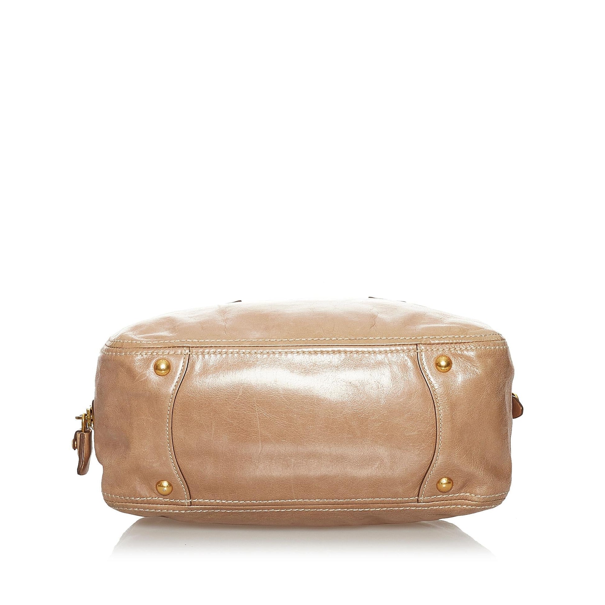 Prada Leather Shoulder Bag (SHG-30824)
