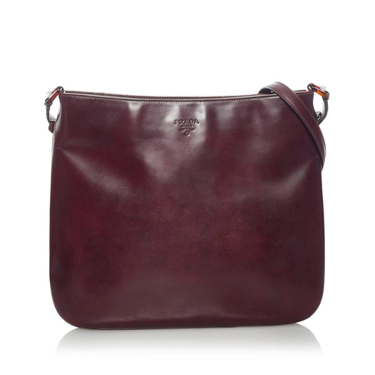 Prada Leather Shoulder Bag (SHG-31262)
