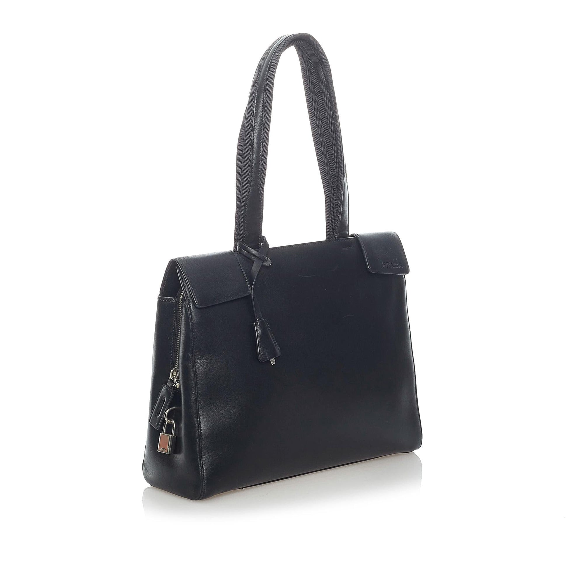 Prada Leather Shoulder Bag (SHG-31747)