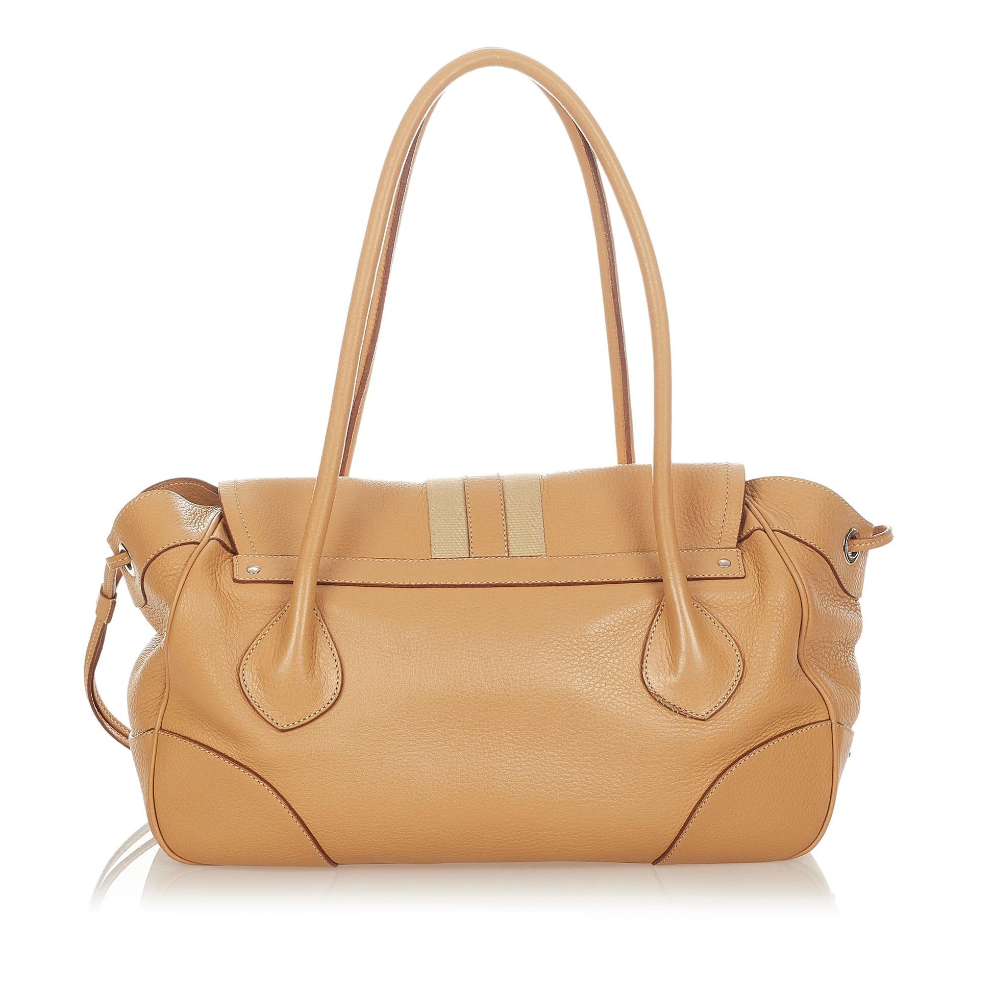 Prada Leather Shoulder Bag (SHG-31927)