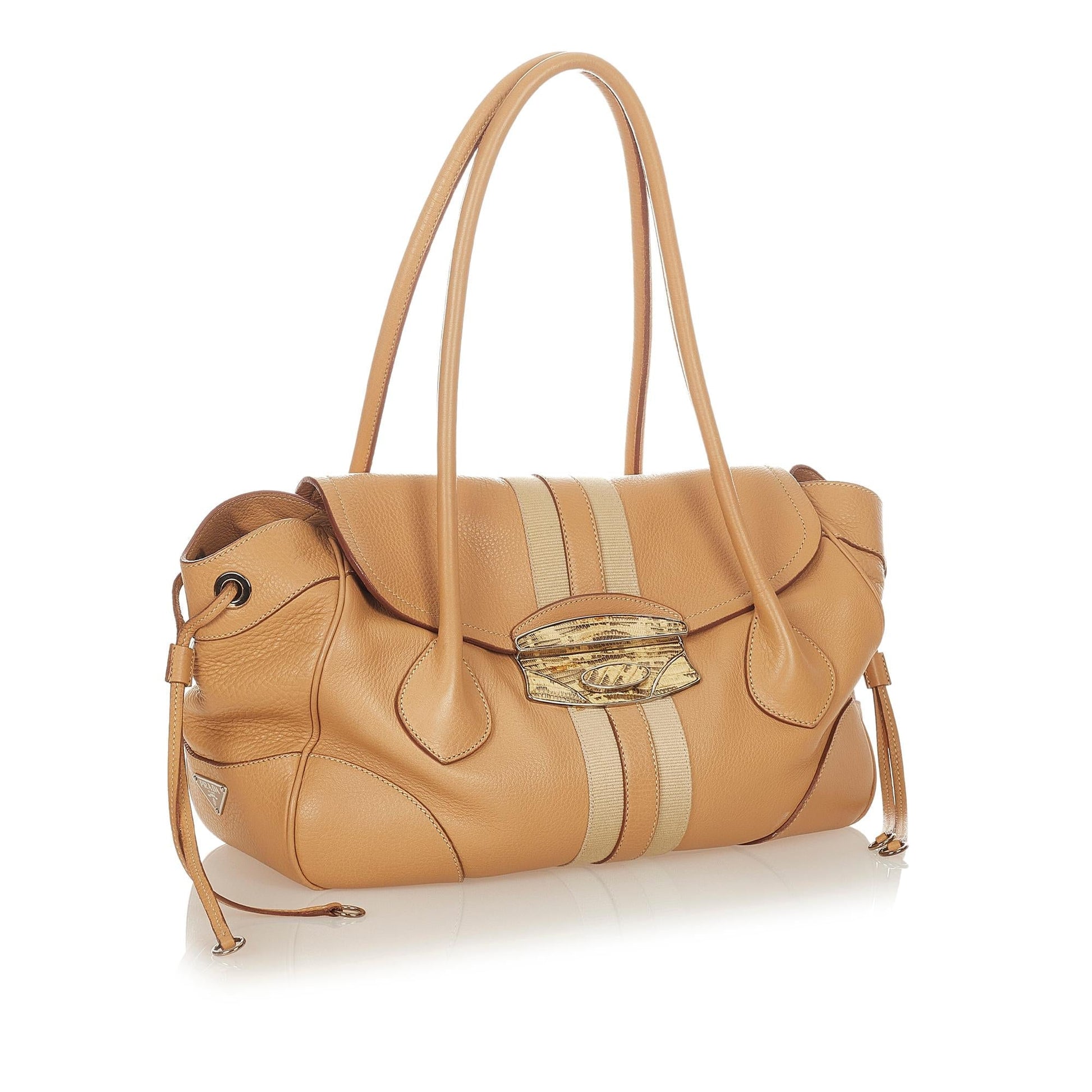 Prada Leather Shoulder Bag (SHG-31927)