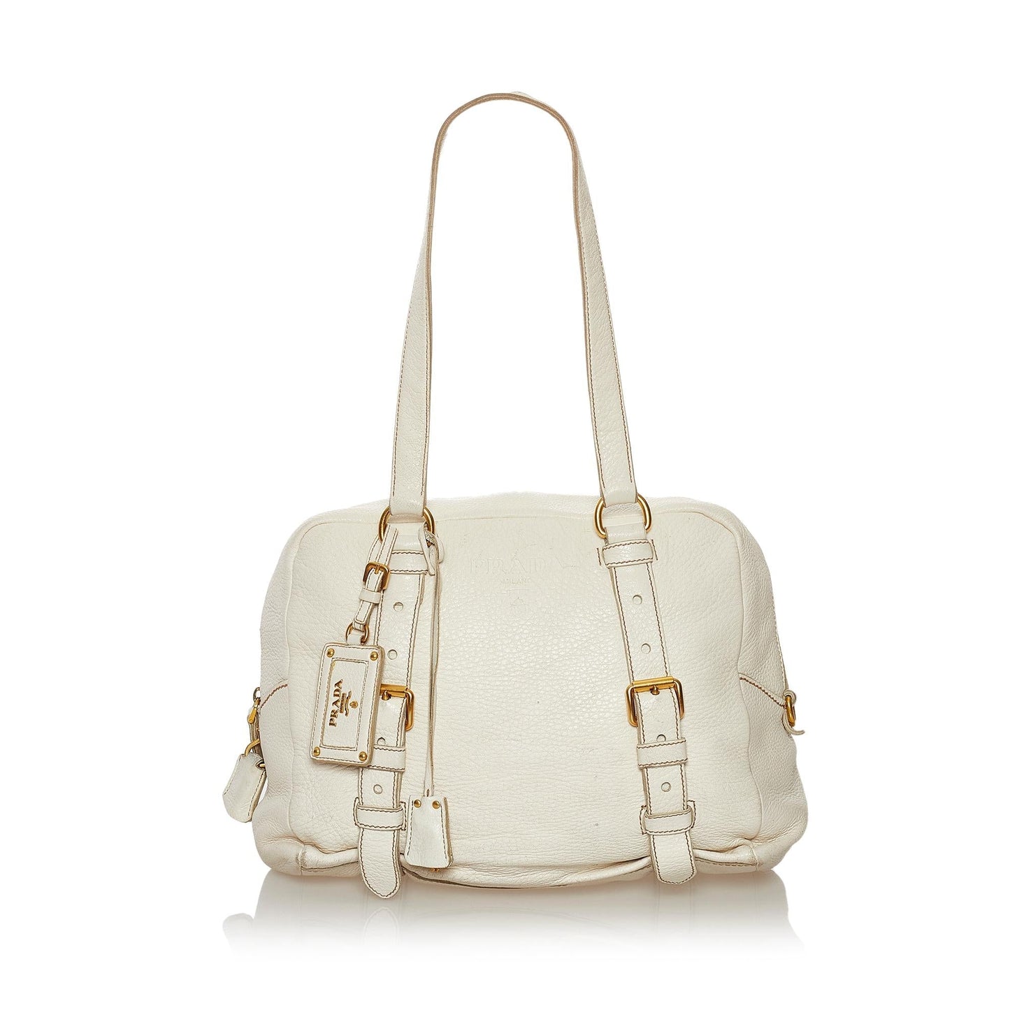 Prada Leather Shoulder Bag (SHG-33686)