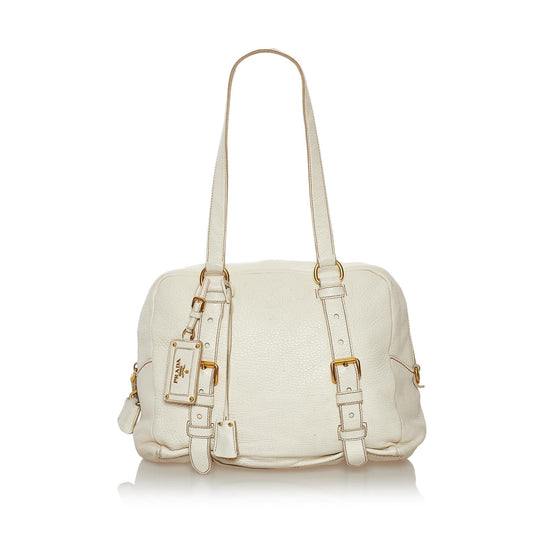 Prada Leather Shoulder Bag (SHG-33686)