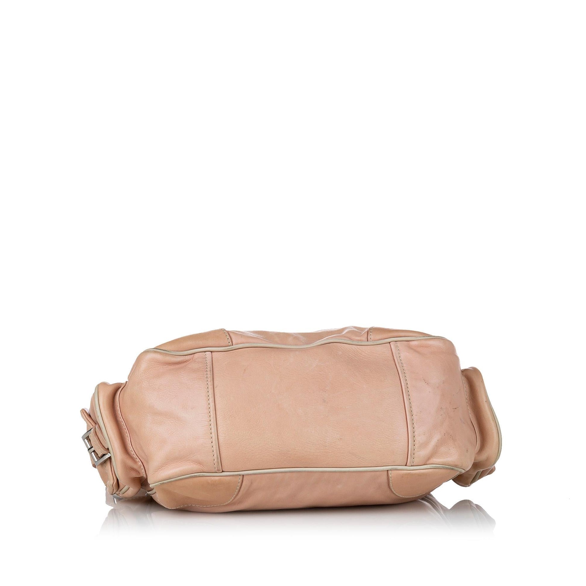 Prada Leather Shoulder Bag (SHG-33779)