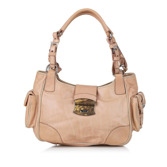 Prada Leather Shoulder Bag (SHG-33779)