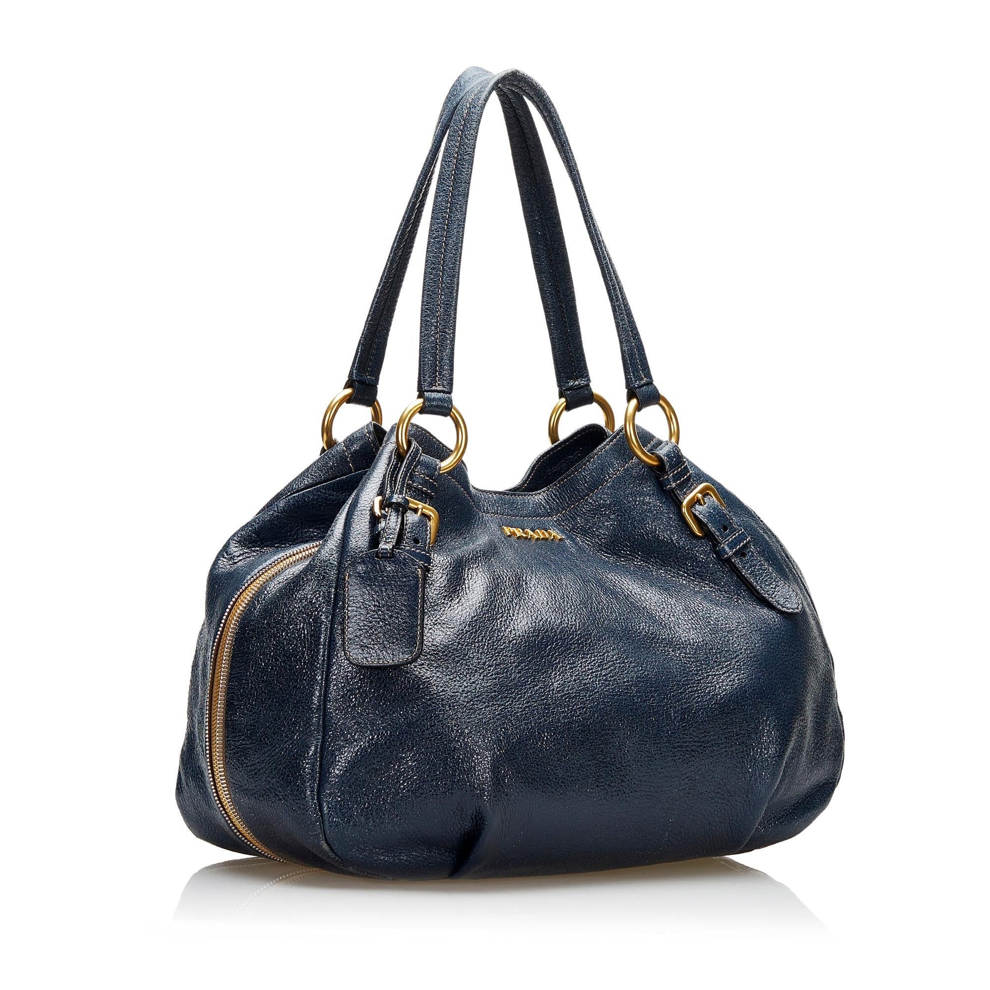 Prada Leather Shoulder Bag (SHG-36104)