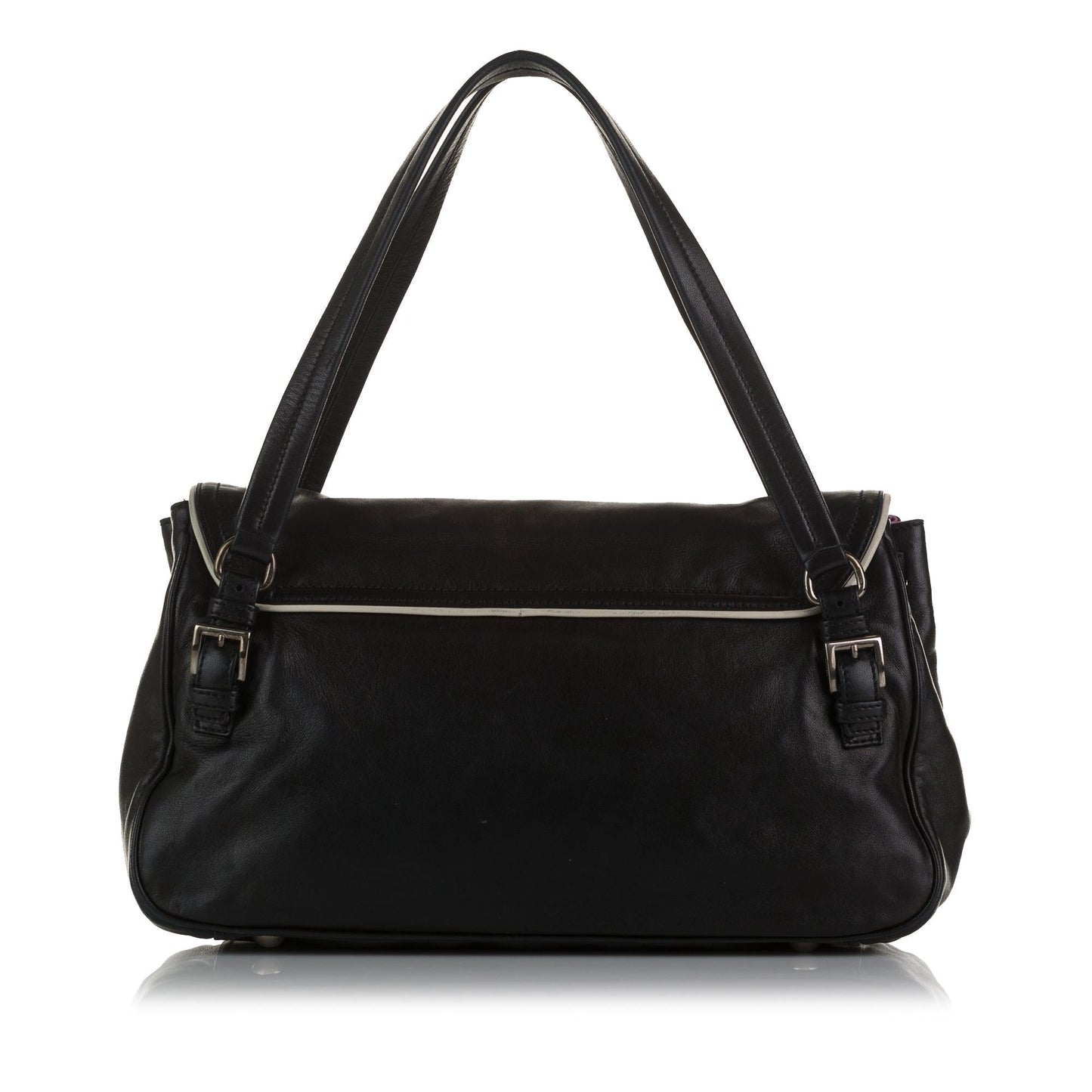 Prada Leather Shoulder Bag (SHG-k6pXFR)
