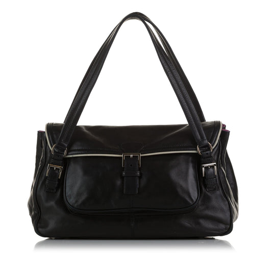 Prada Leather Shoulder Bag (SHG-k6pXFR)