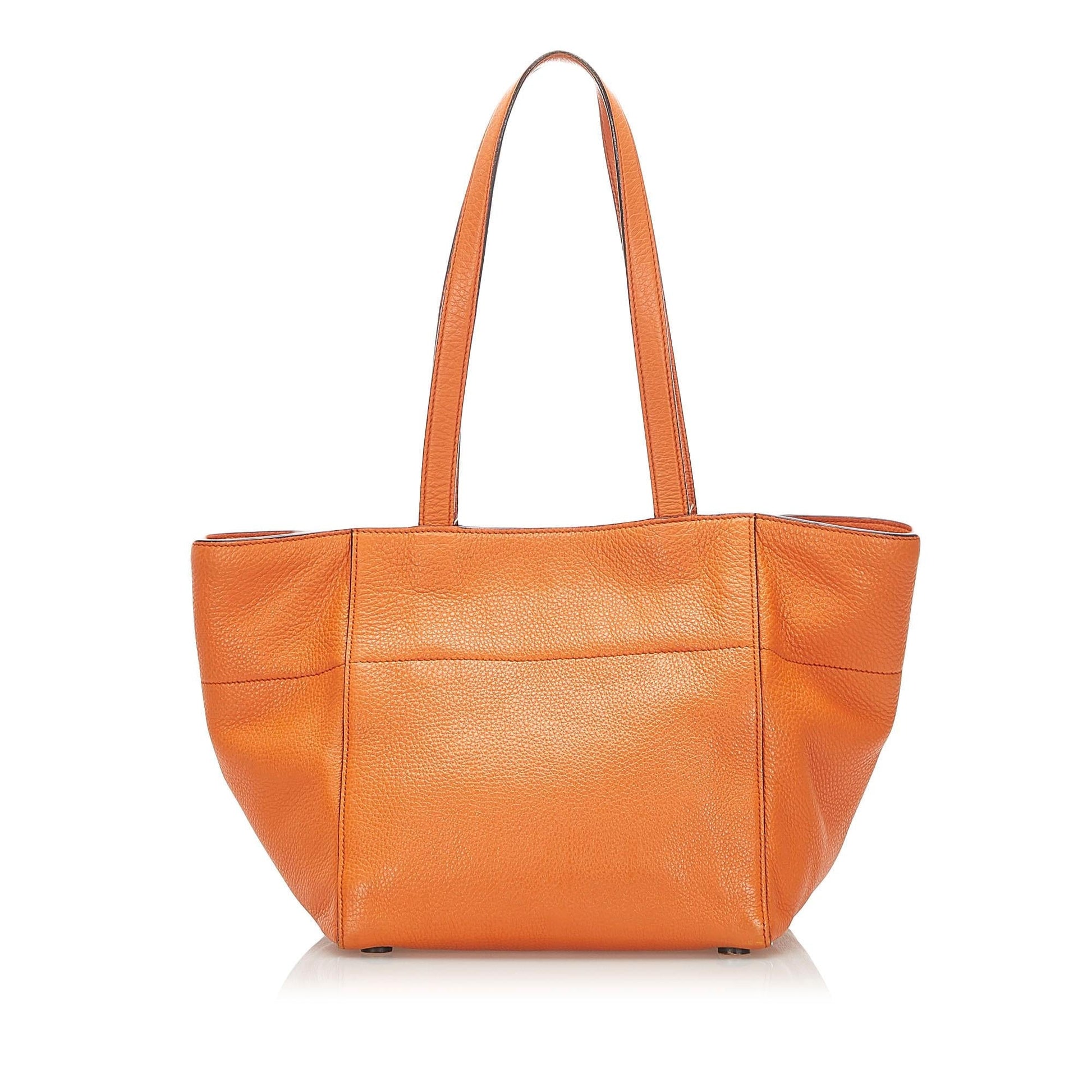 Prada Leather Tote Bag (SHG-32355)