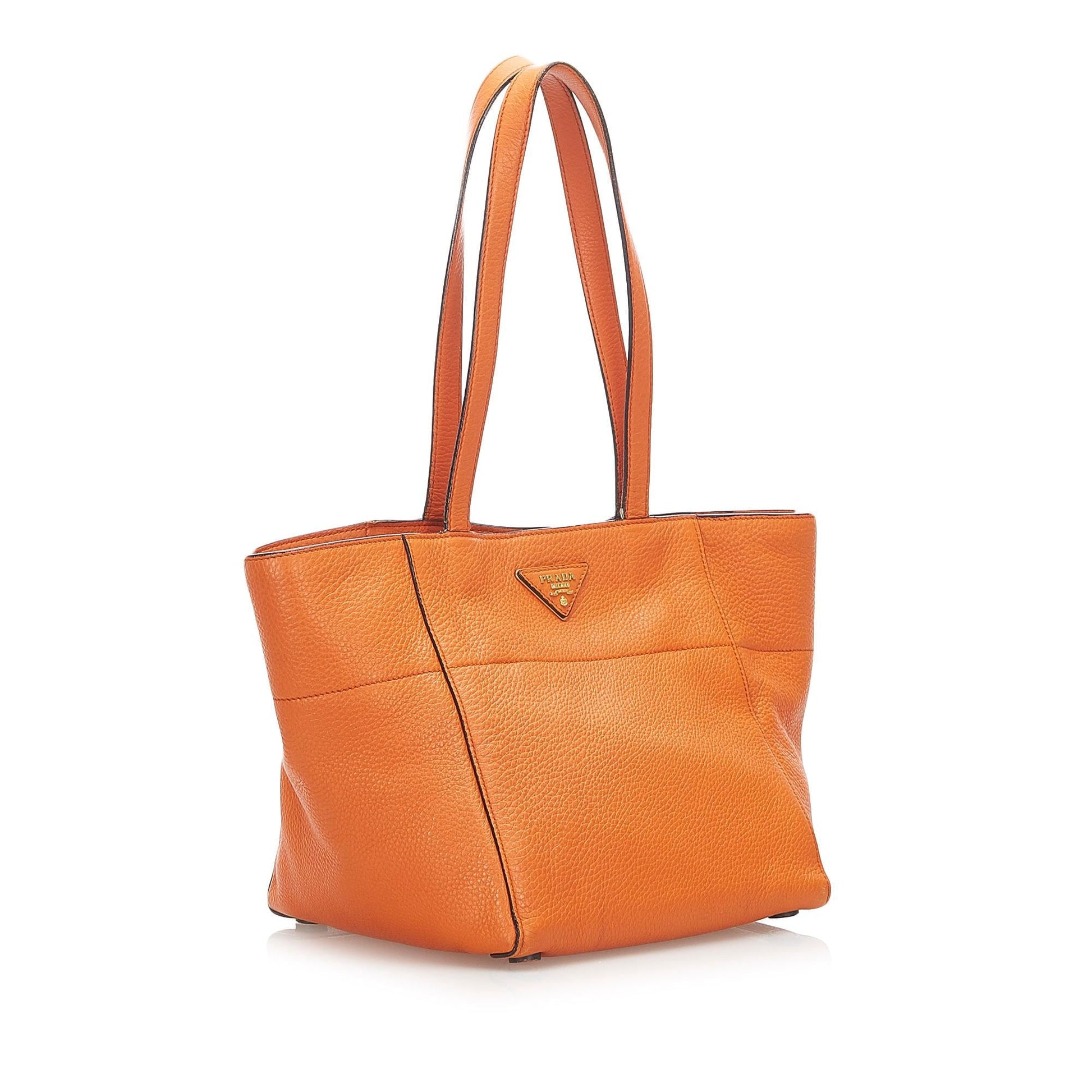 Prada Leather Tote Bag (SHG-32355)
