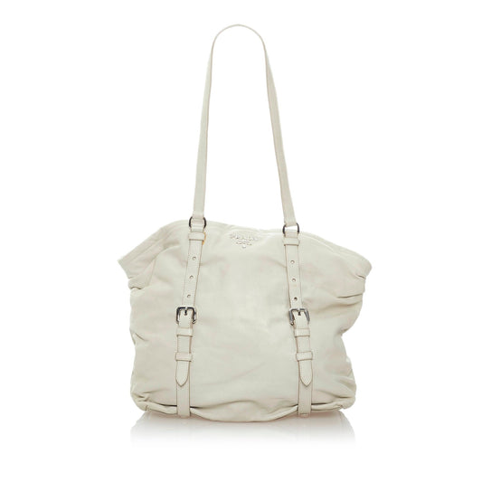 Prada Leather Tote Bag (SHG-32898)