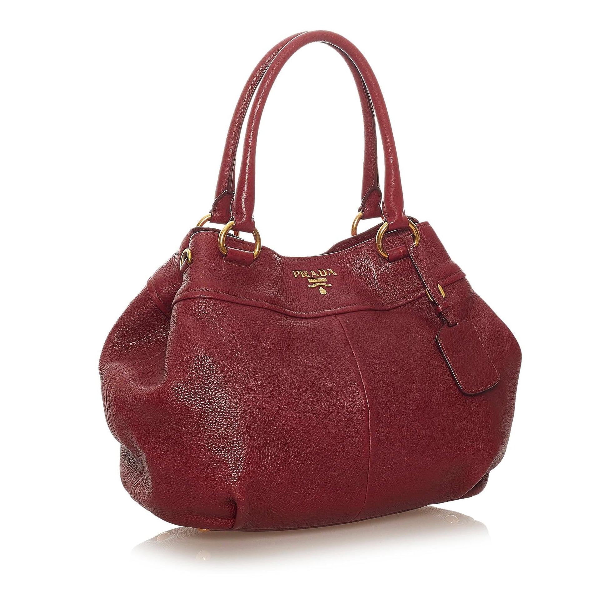 Prada Leather Tote Bag (SHG-33978)