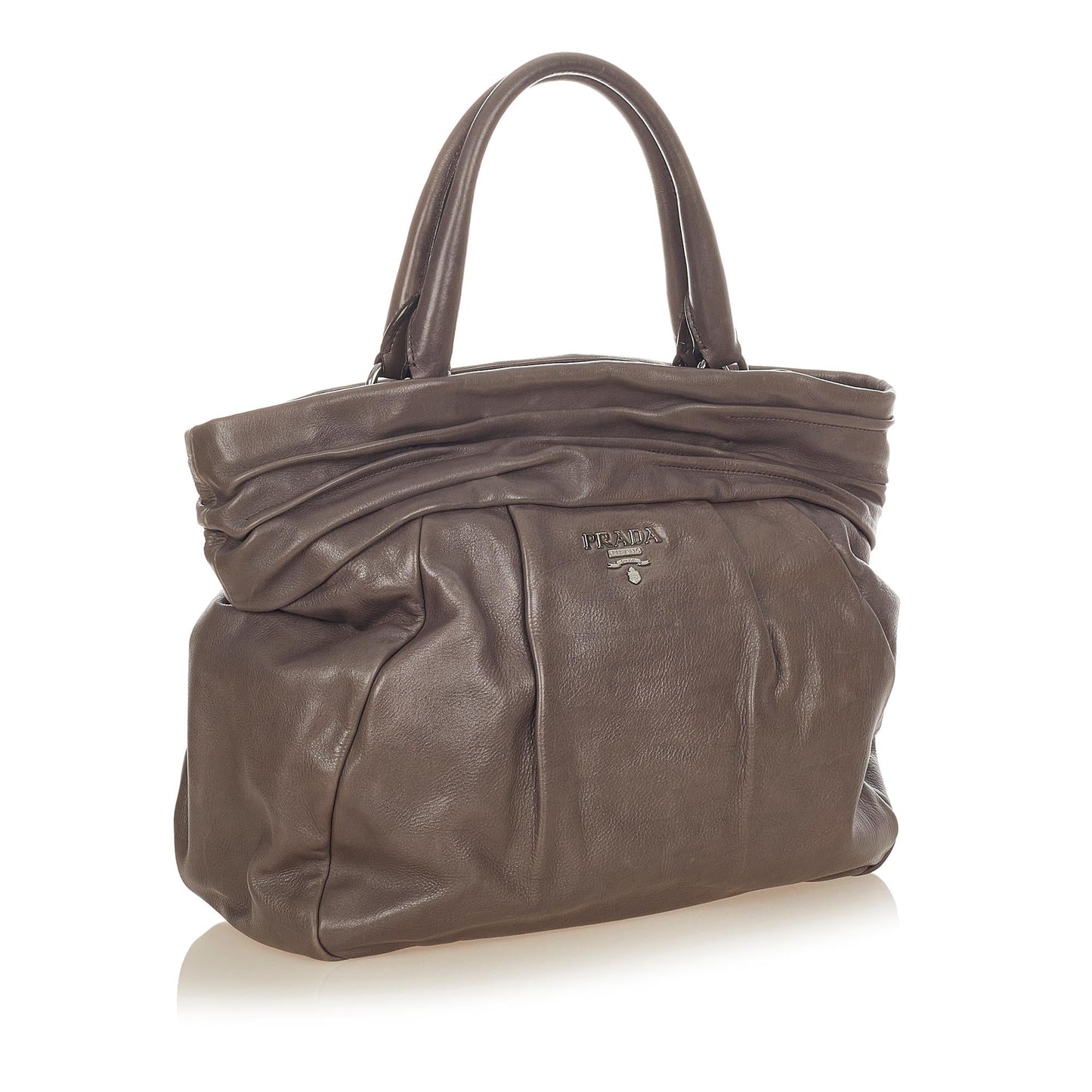 Prada Leather Tote Bag (SHG-36126)