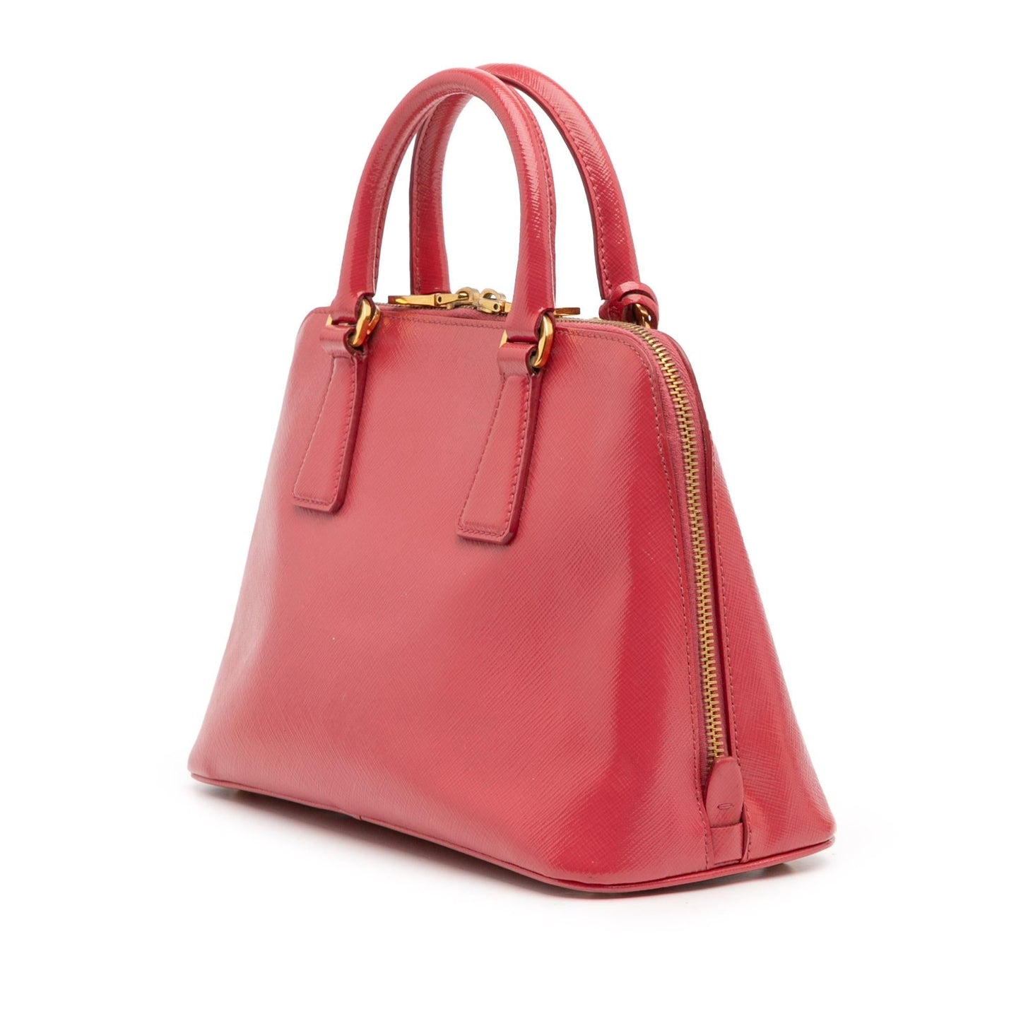 Prada Limited Edition Small Saffiano Vernice Promenade Satchel