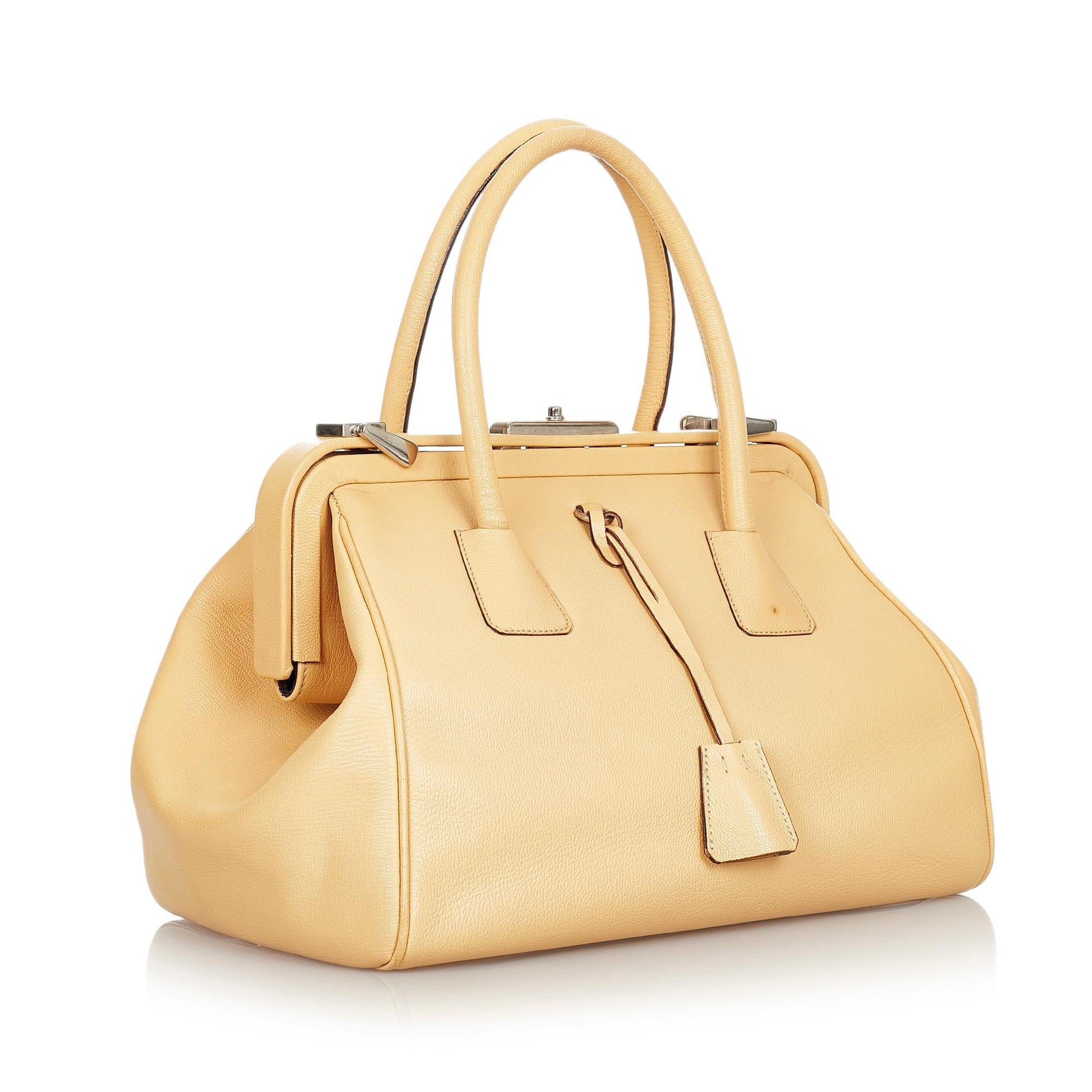 Prada Madras Cerniera Doctor Bag (SHG-24234)