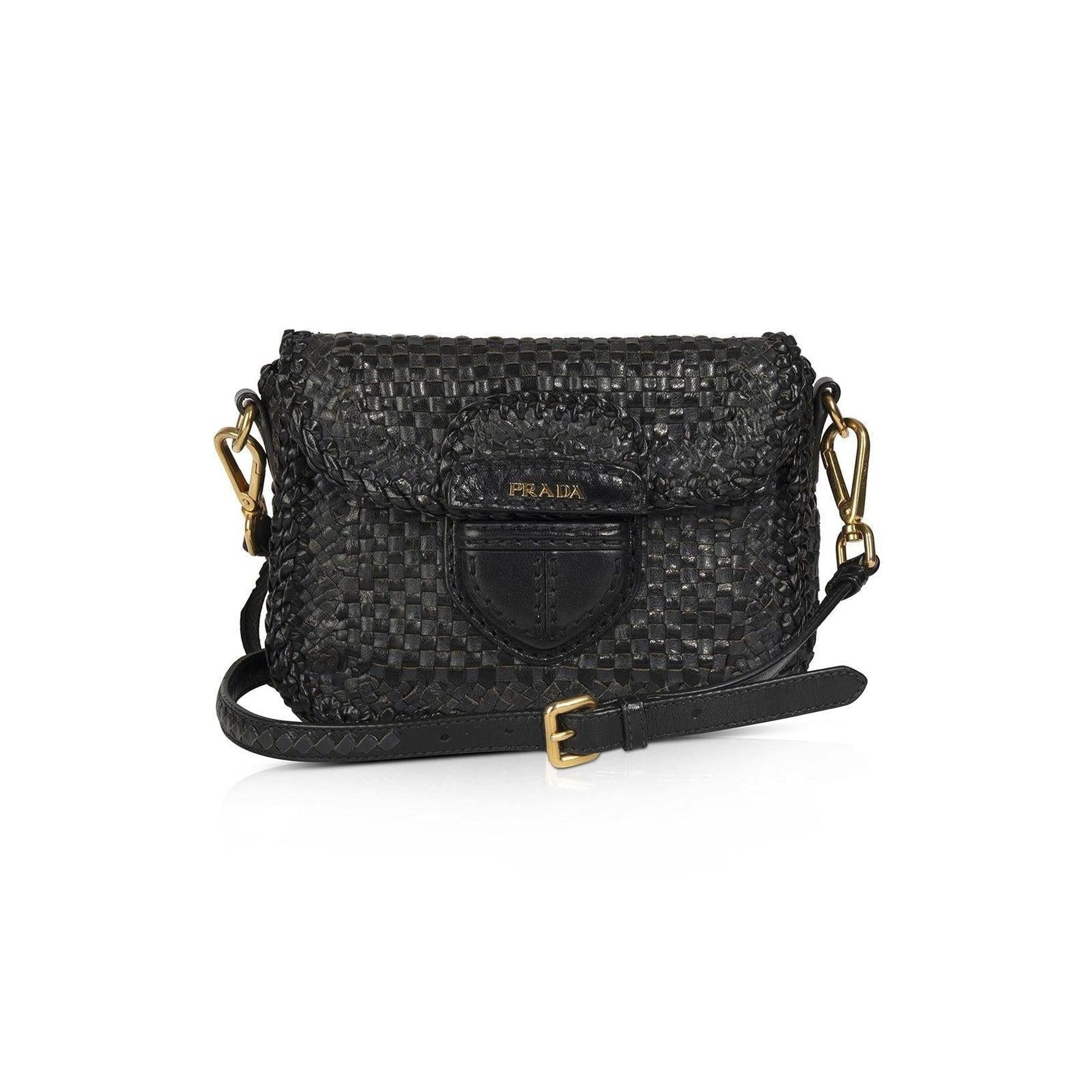 Prada Madras Crossbody Bag