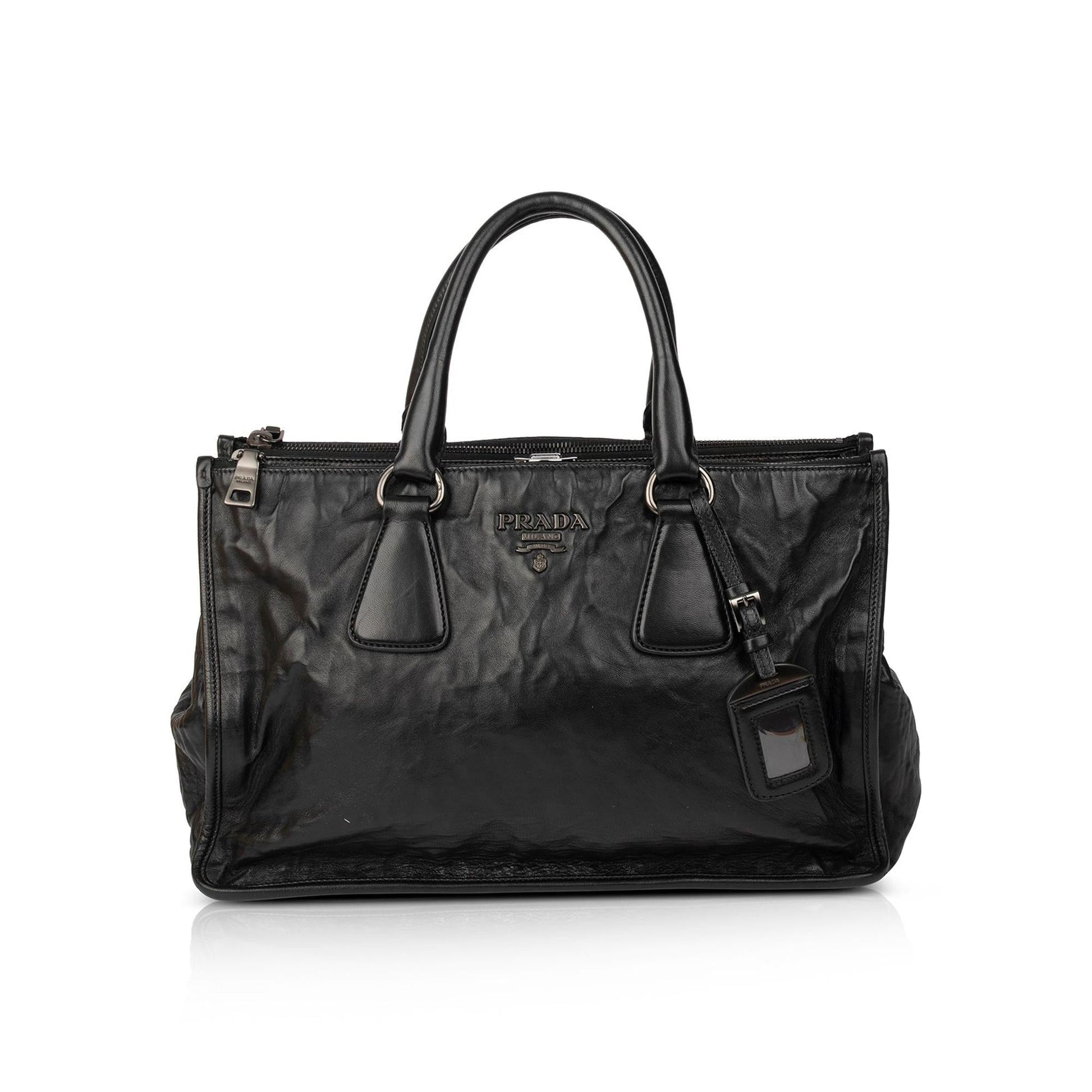 Prada Medium Nappa Antique Leather Tote