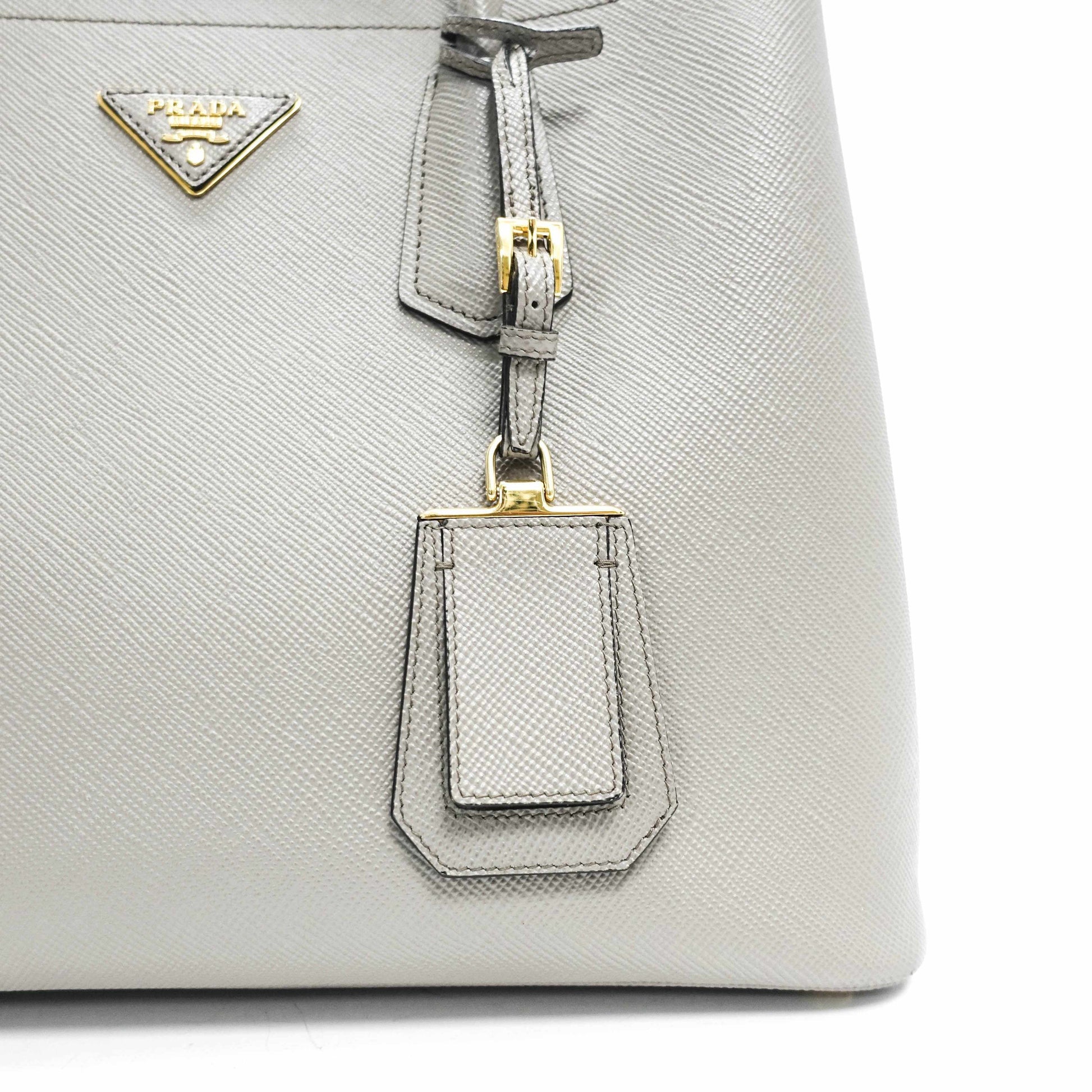 Prada Medium Saffiano Cuir Double Tote