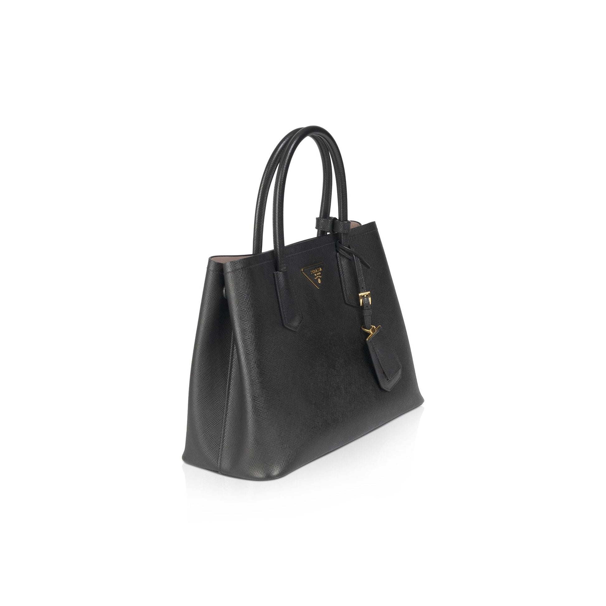 Prada Medium Saffiano Cuir Double Tote