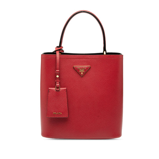 Prada Medium Saffiano Cuir Panier Satchel