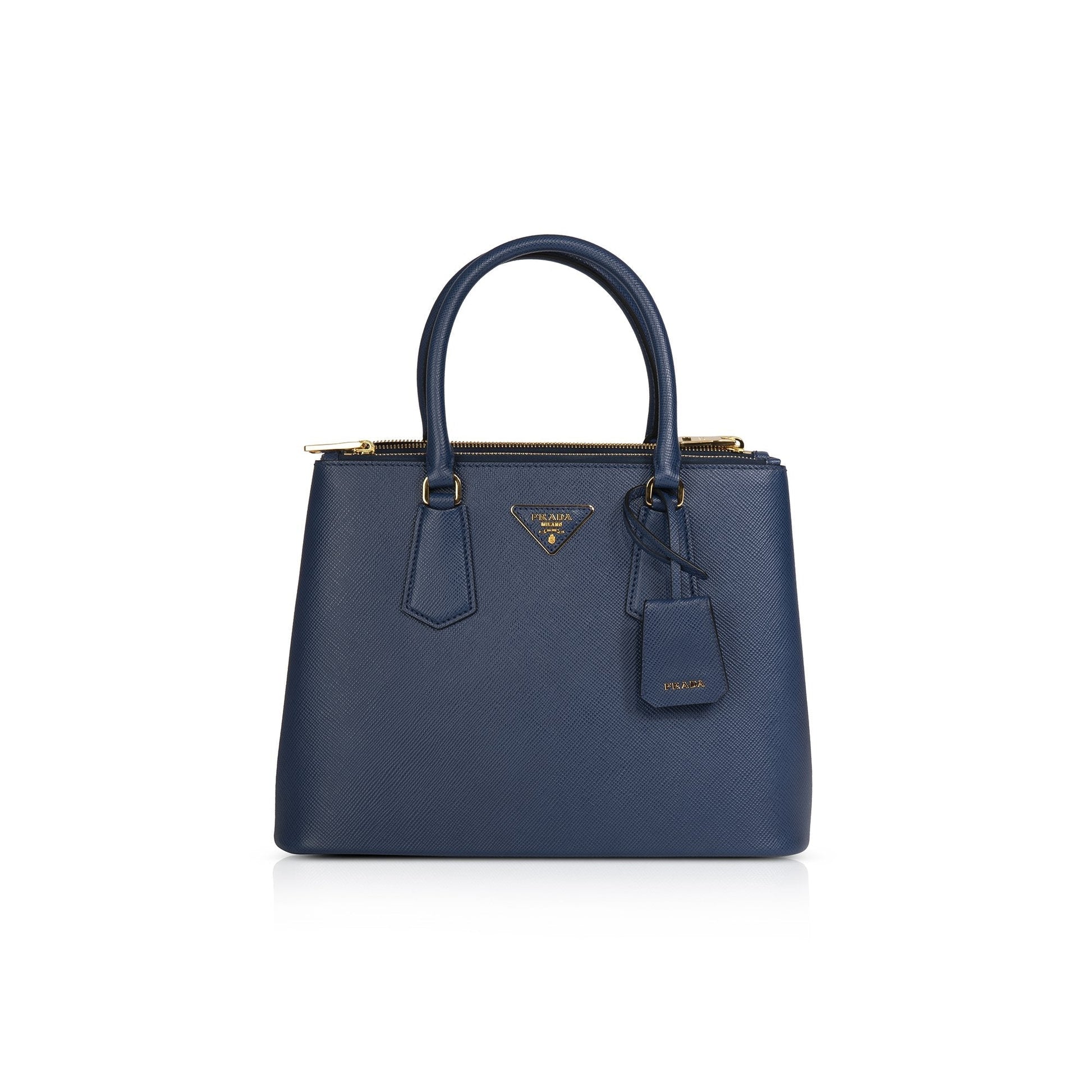 Prada Medium Saffiano Galleria Double Zip Tote