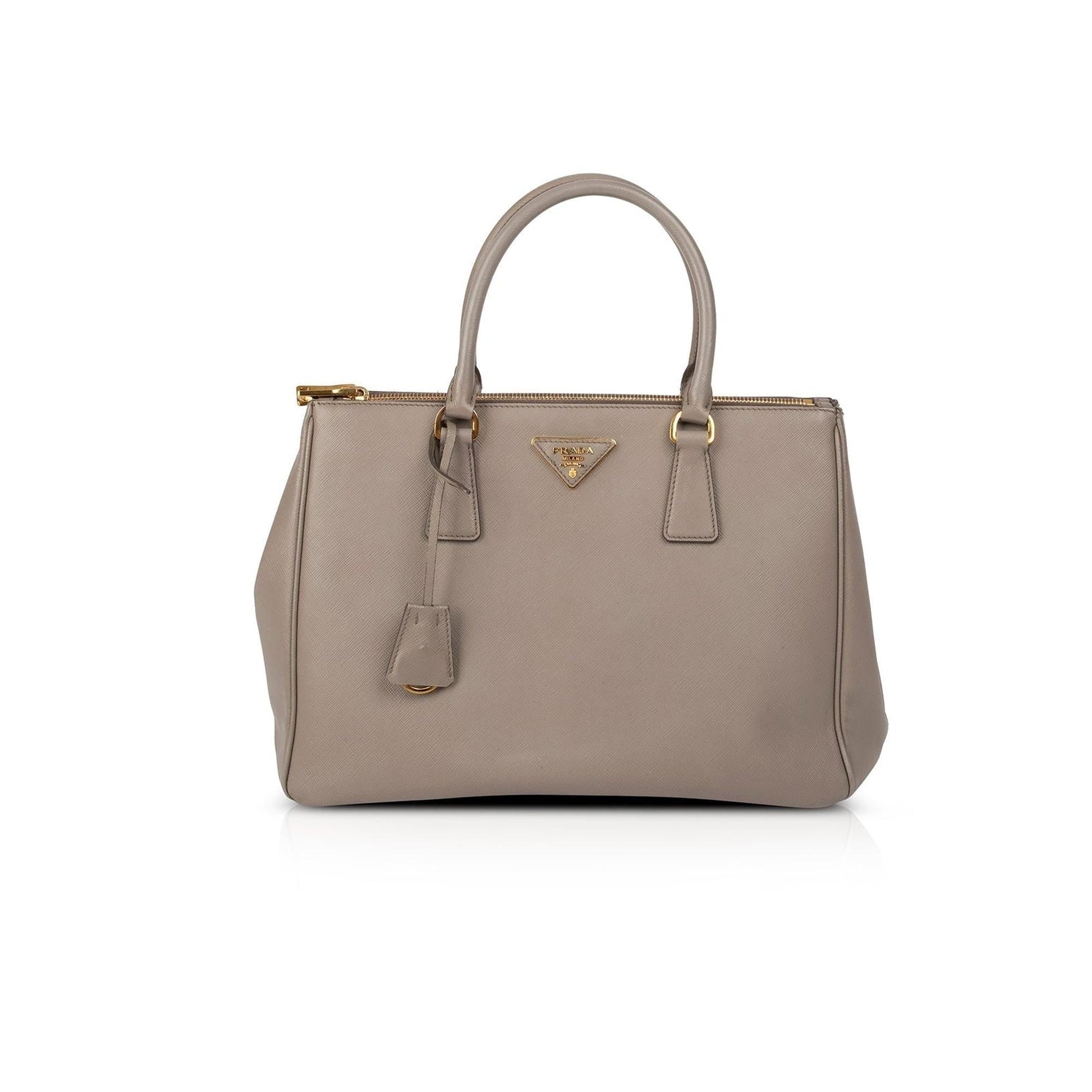 Prada Medium Saffiano Galleria Double Zip Tote