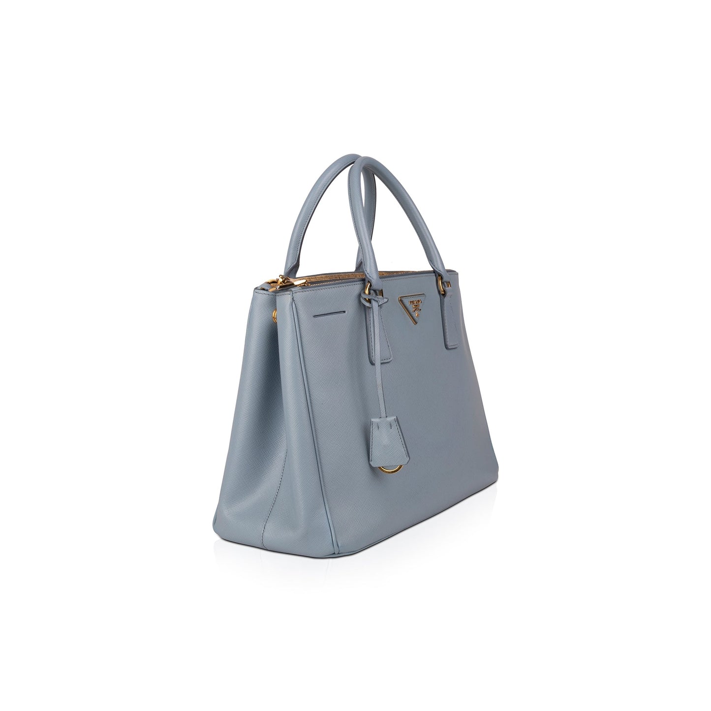 Prada Medium Saffiano Lux Double Zip Galleria Tote
