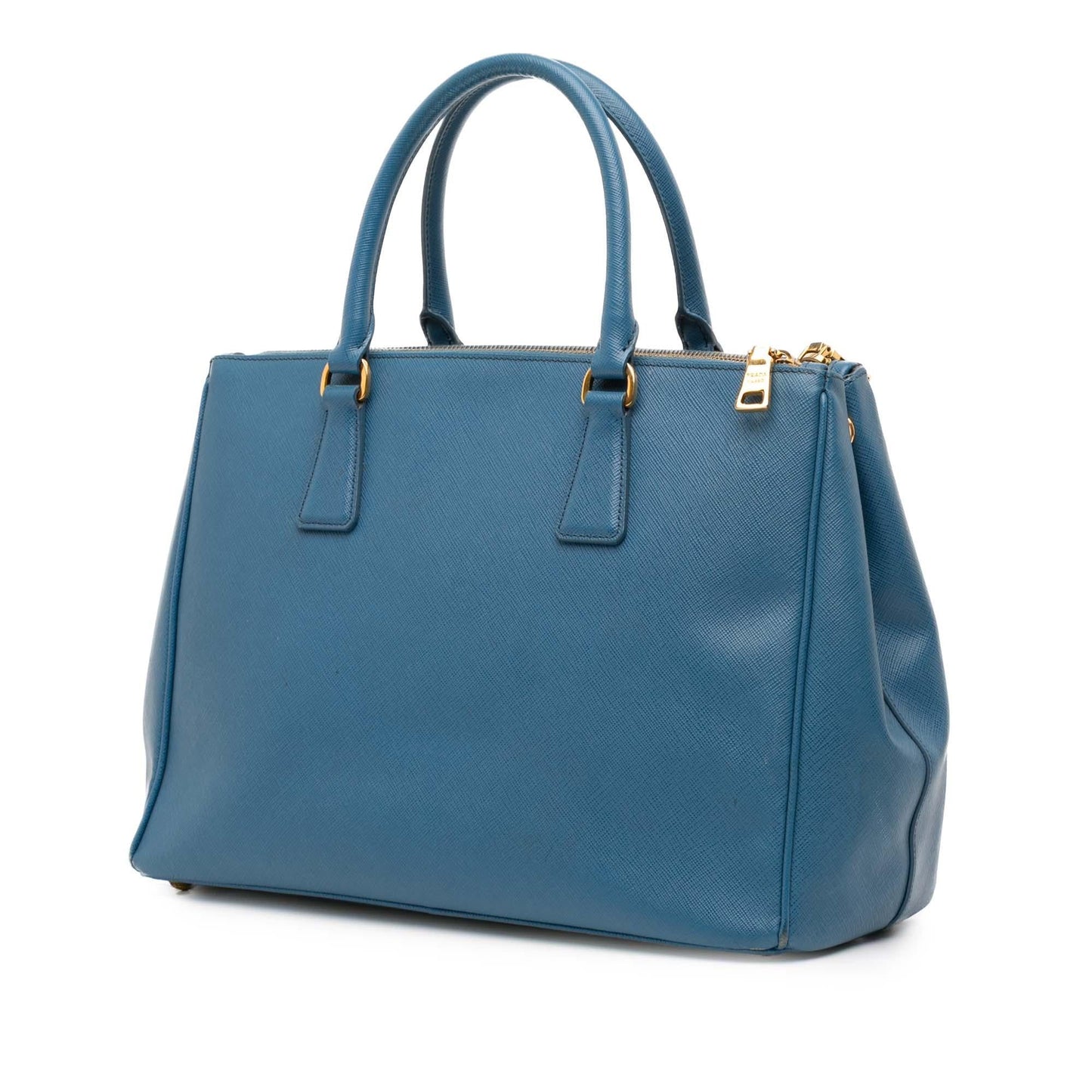 Prada Medium Saffiano Lux Galleria Double Zip Satchel