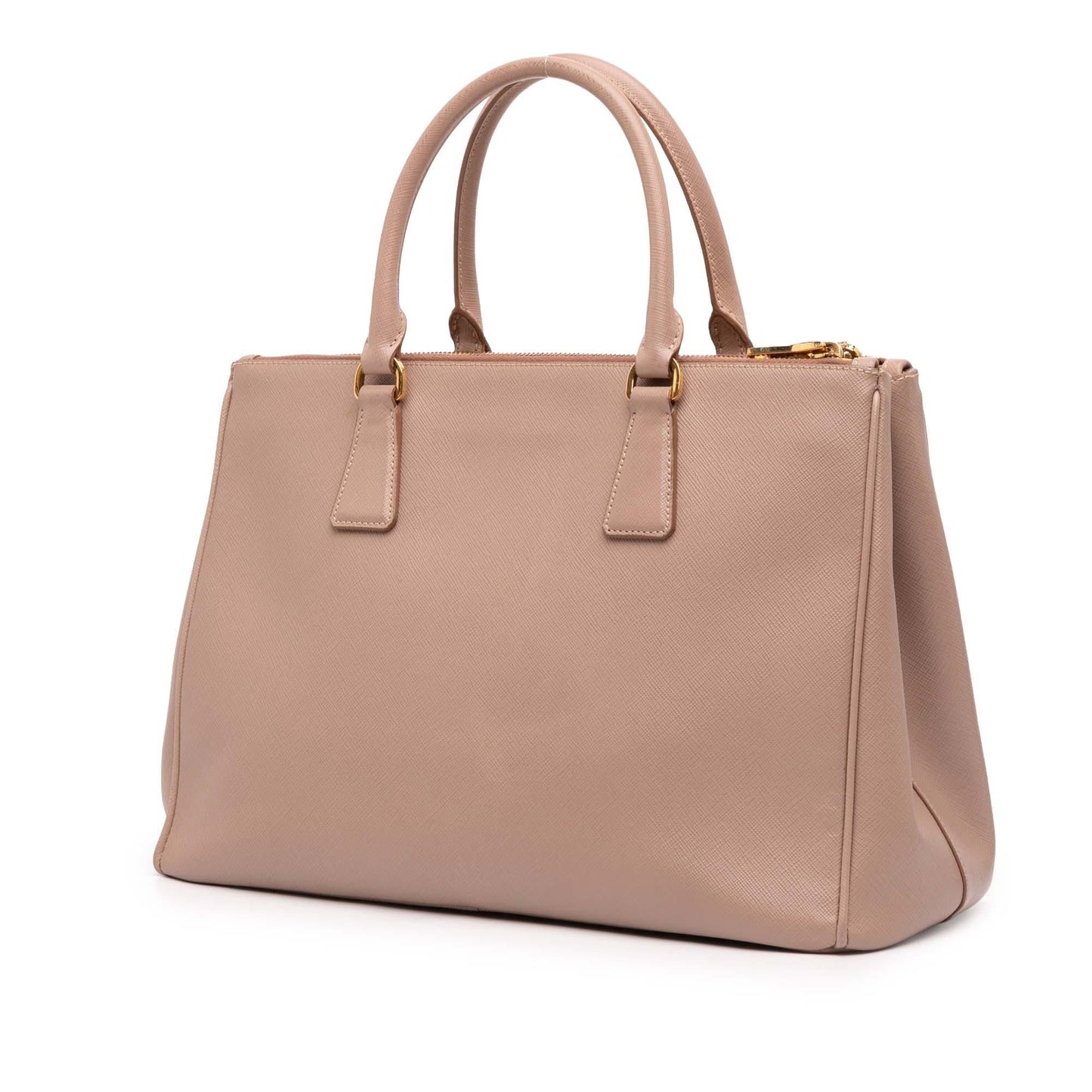 Prada Medium Saffiano Lux Galleria Double Zip Satchel